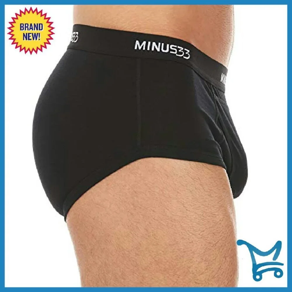 Men's Merino Wool Briefs Lightweight Moisture-Wicking Sizes S-2XL